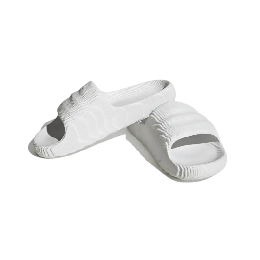 Men's Adidas Adilette 22 Slides in Crystal White