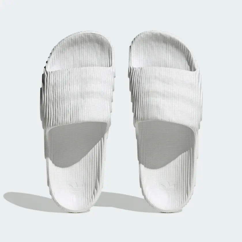 Men's Adidas Adilette 22 Slides in Crystal White