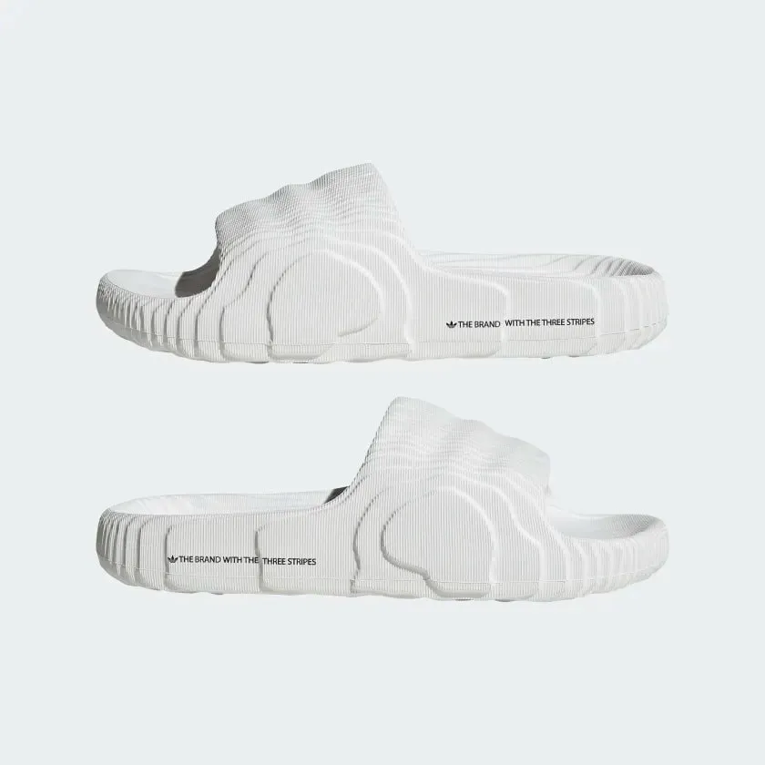 Men's Adidas Adilette 22 Slides in Crystal White