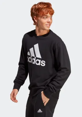 Adidas Big Logo Black Sweatshirt for Men - Style GK9076