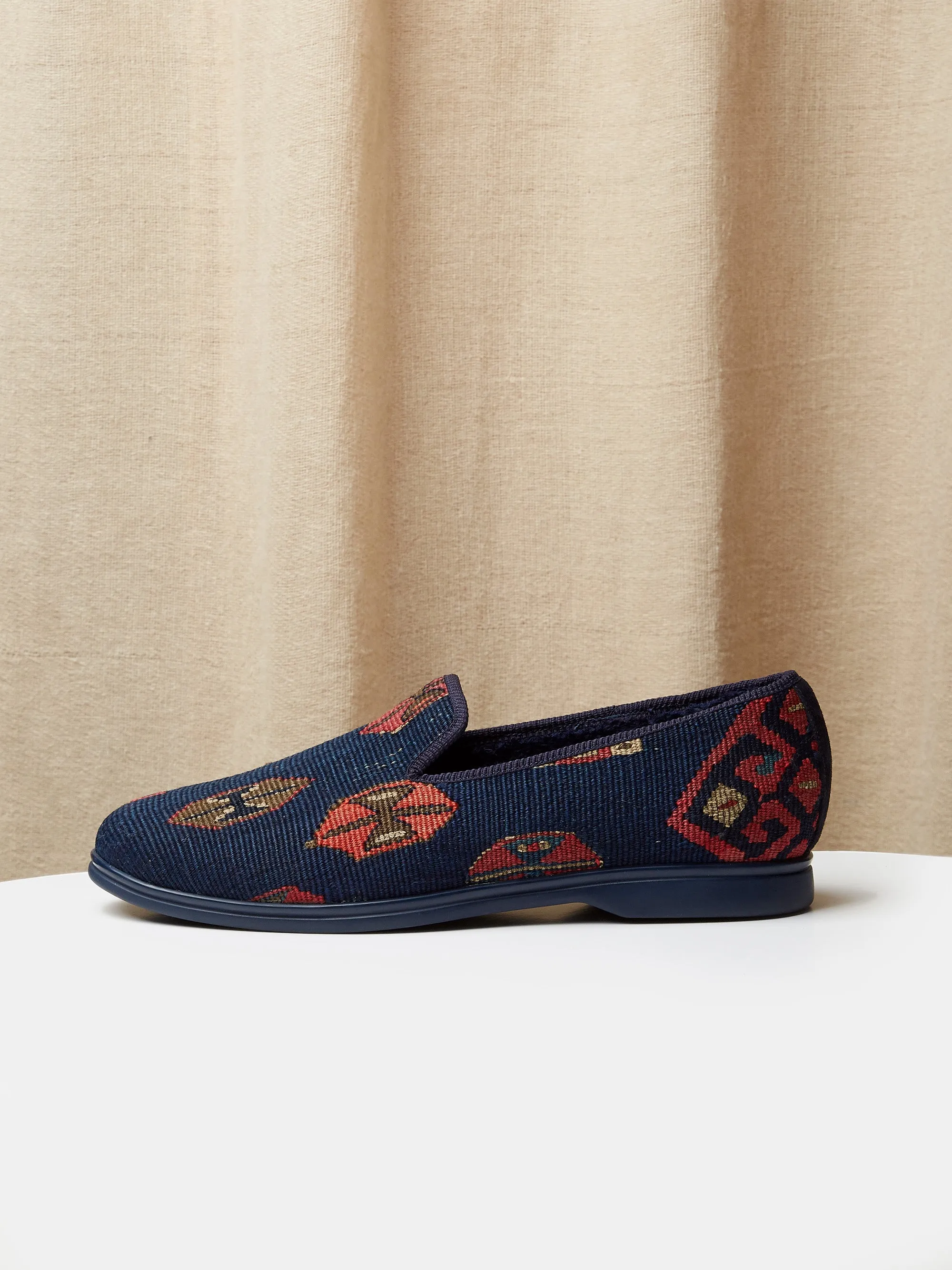 Albert Slippers in Antique Kilim