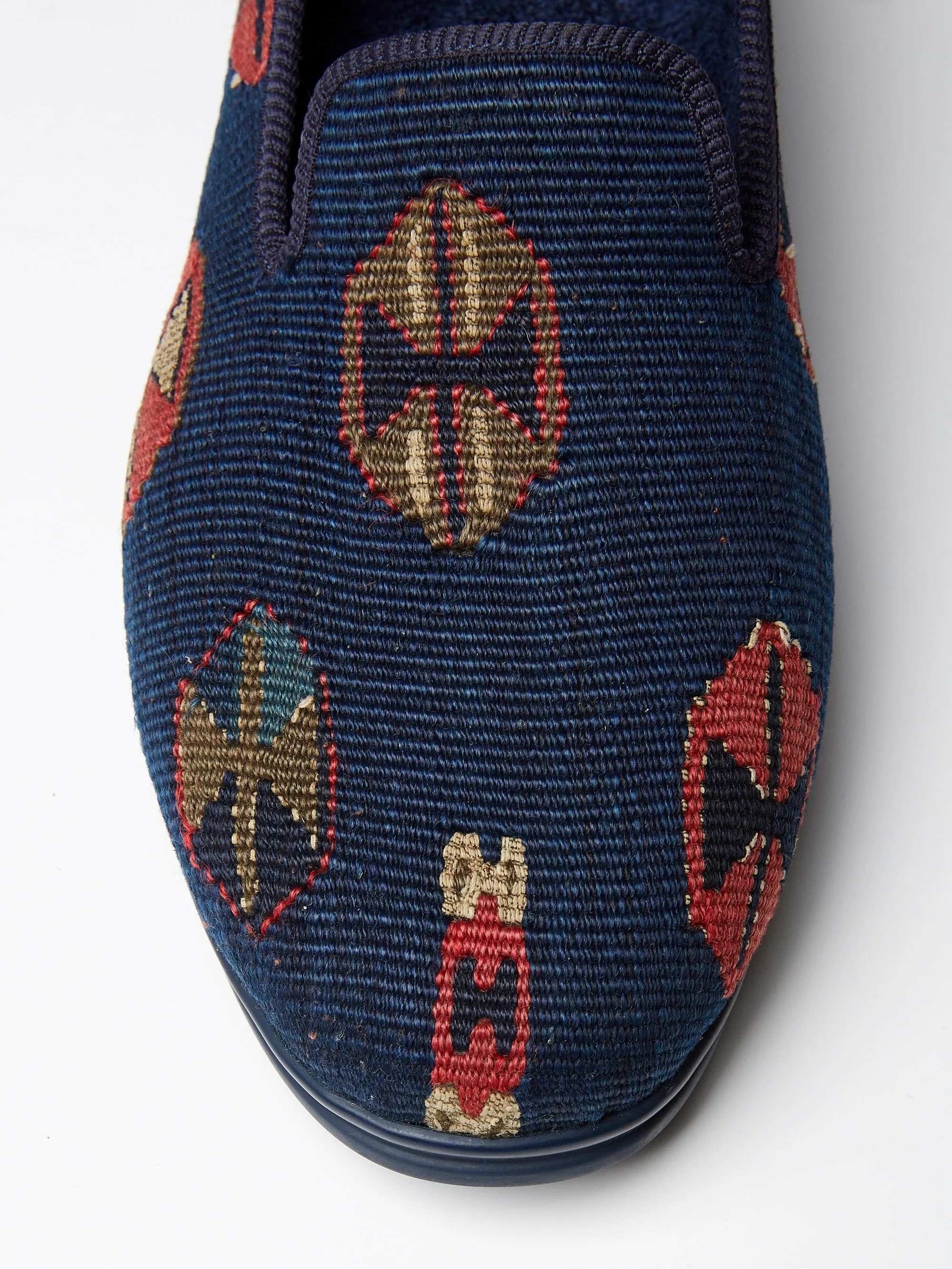 Albert Slippers in Antique Kilim