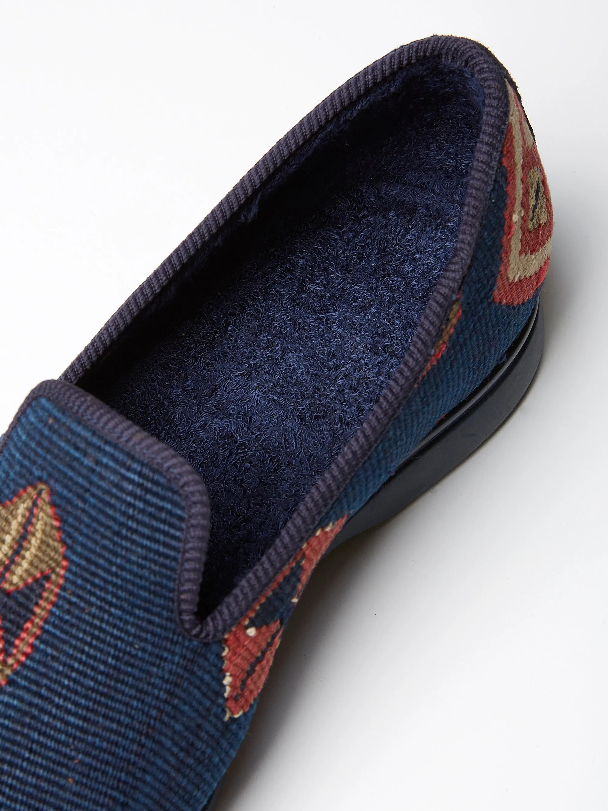 Albert Slippers in Antique Kilim