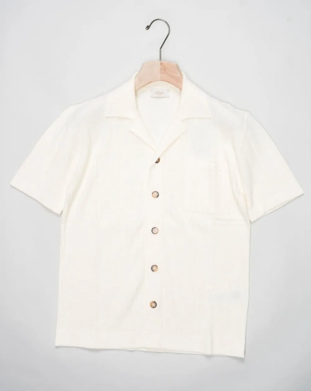 Altea Costa Piatta Boucle Shirt / Panna