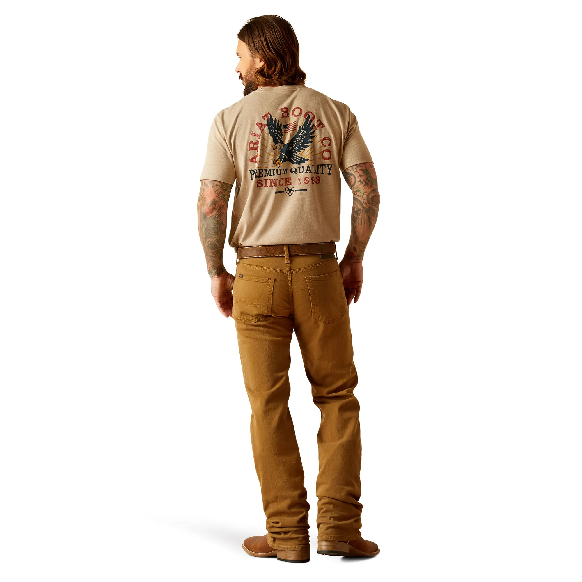 Mens Straight Hansen Jeans in Teak Brown by Ariat