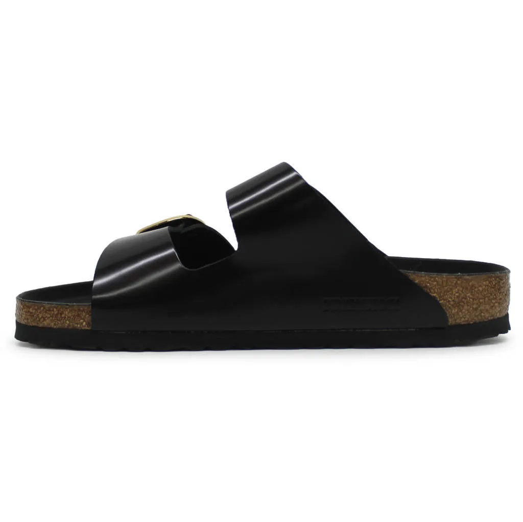 Arizona Big Buckle Patent Leather Unisex Slides Sandals