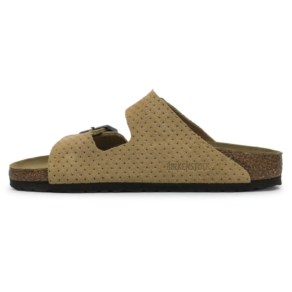 Arizona BS Suede Embossed Unisex Slides Sandals