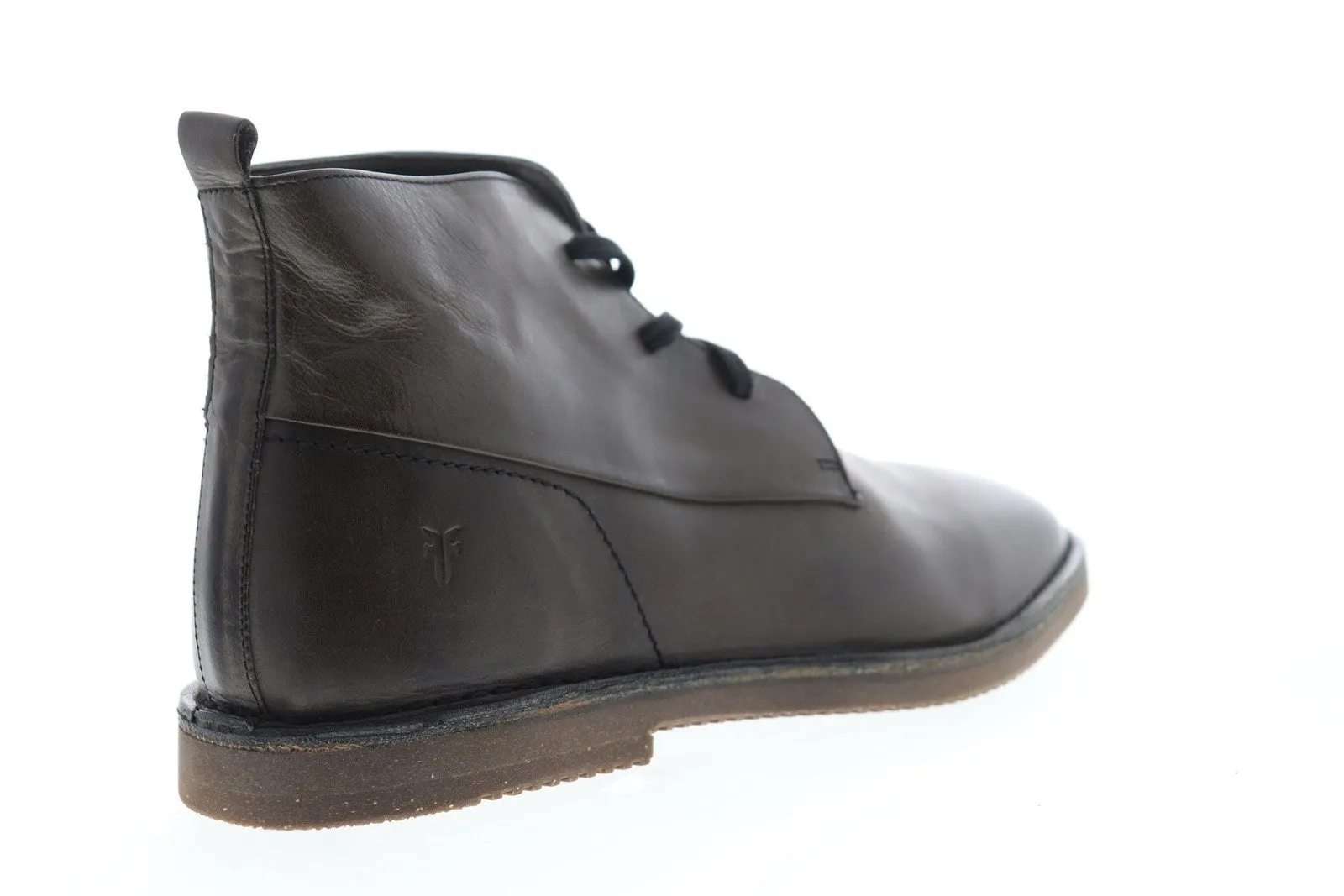 Ashland Chukka 80183 Men's Gray Leather Mid-Top Lace-Up Chukka Boots