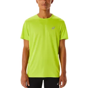 Asics Core Knit T-shirt in Lime Zest