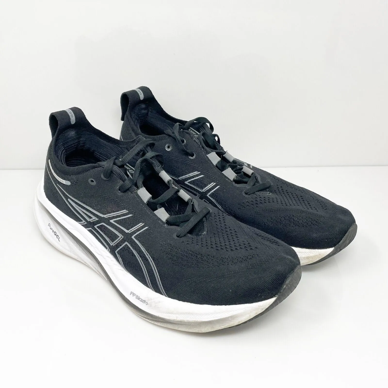 Asics Mens Gel Nimbus 26 1011B794 Black Running Shoes Sneakers Size 10