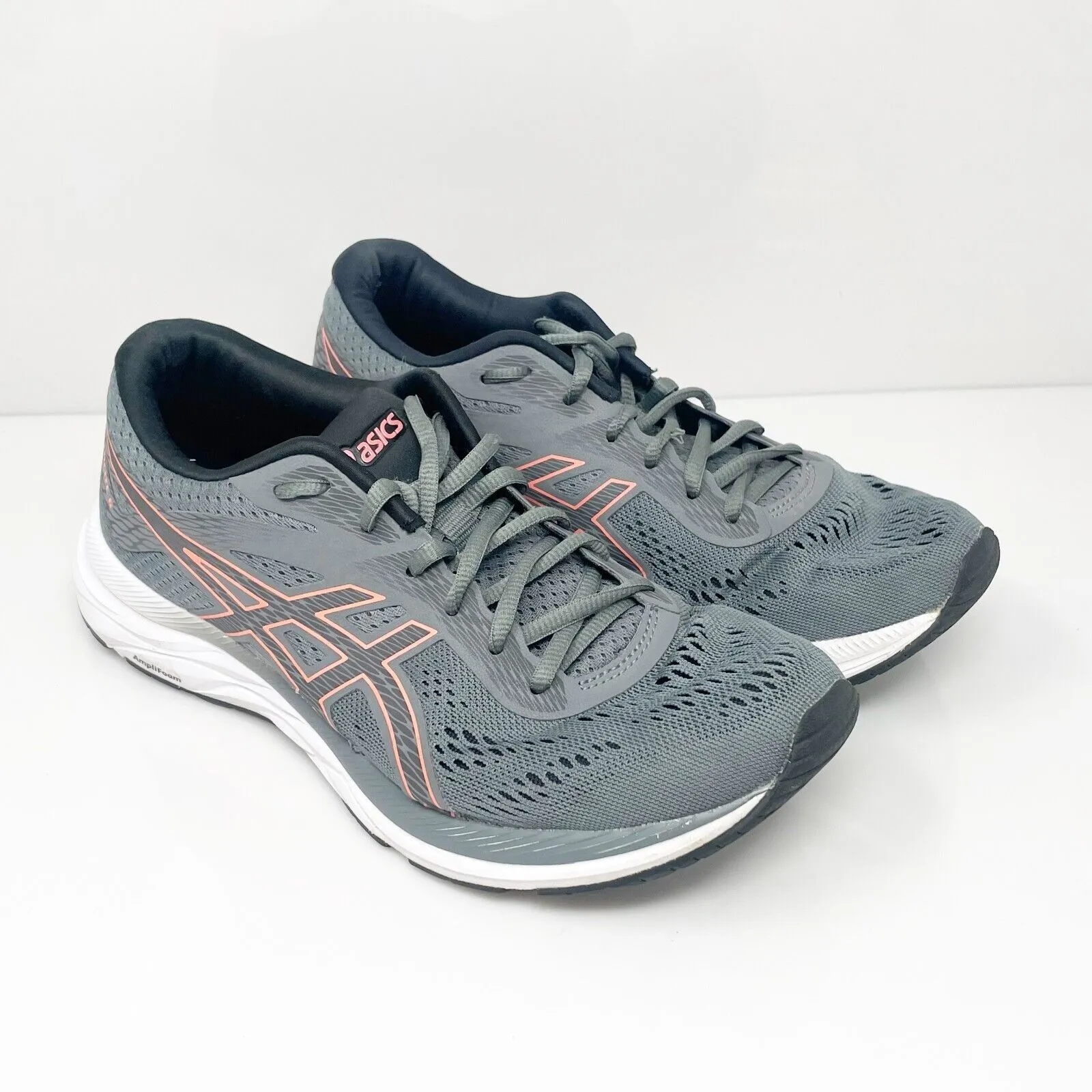 Asics Womens Gel Excite 6 1012A150 Gray Running Shoes Sneakers Size 10