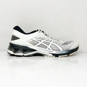 Asics Womens Gel Kayano 26 1012A457 White Running Shoes Sneakers Size 8.5