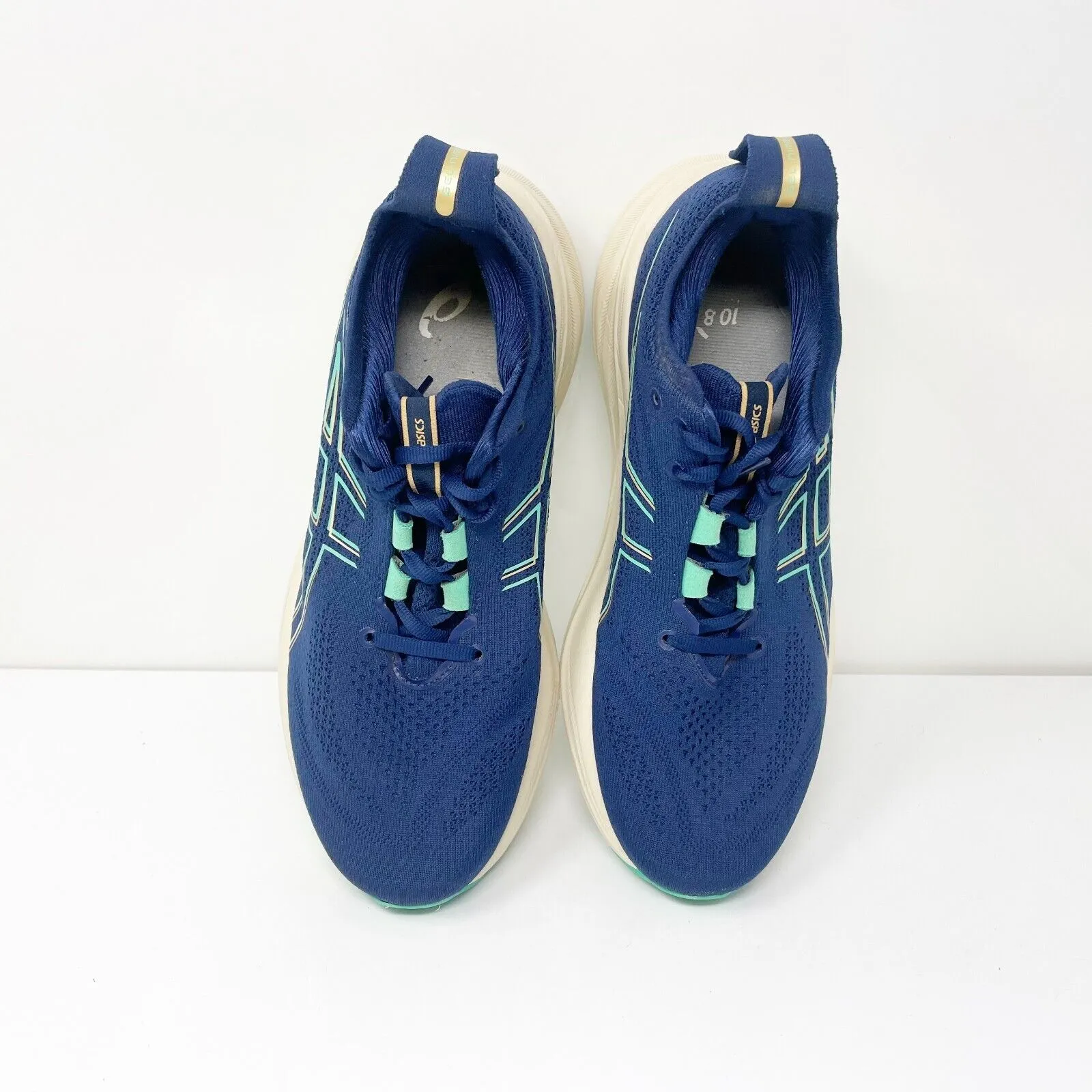 Asics Womens Gel Nimbus 26 1012B601 Blue Running Shoes Sneakers Size 8.5