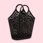 Black Atomic Jelly Tote