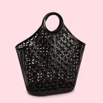 Black Atomic Jelly Tote