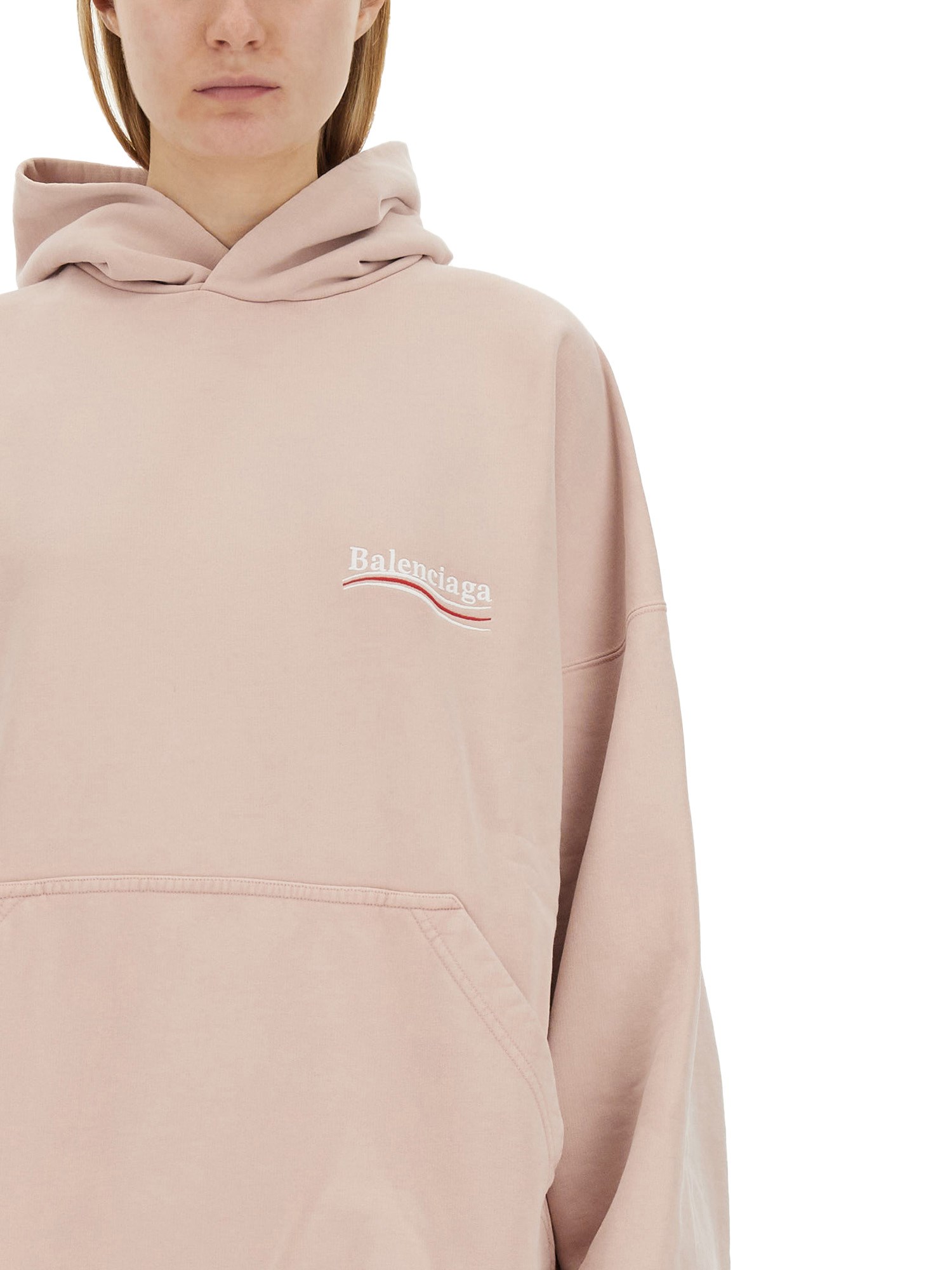 Balenciaga Cotton Sweatshirt with Logo