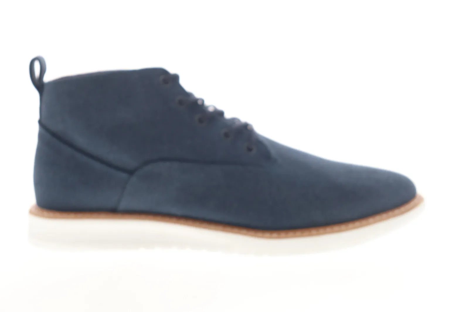 Ben Sherman Blue Canvas Mid Top Chukka Boots - BNMS19011