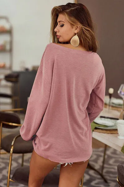 BiBi Long Sleeve Sweatshirt with Ripped Design