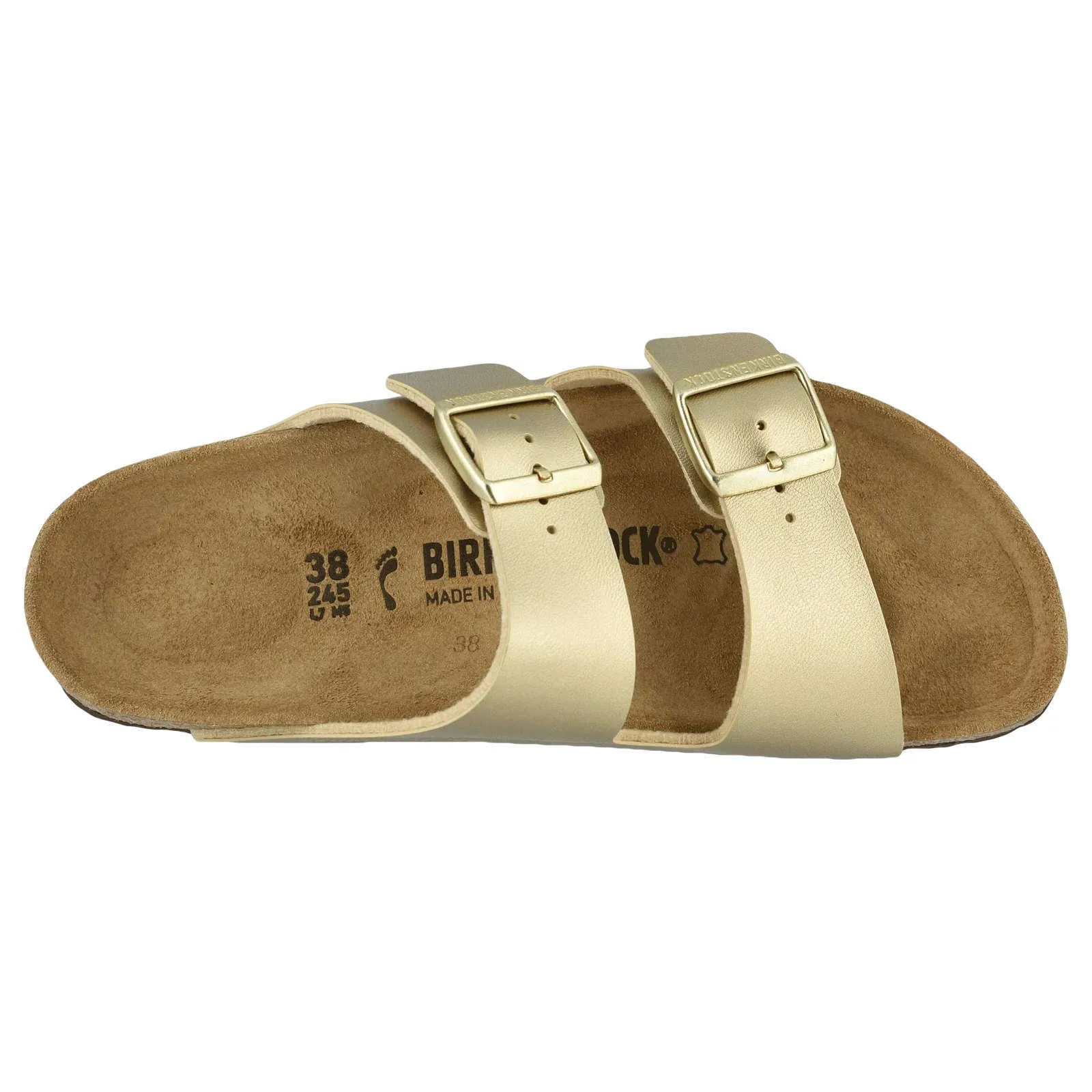 Birkenstock Unisex Sandals Arizona BS Buckles Straps Slides Birko-Flor - UK 5.5