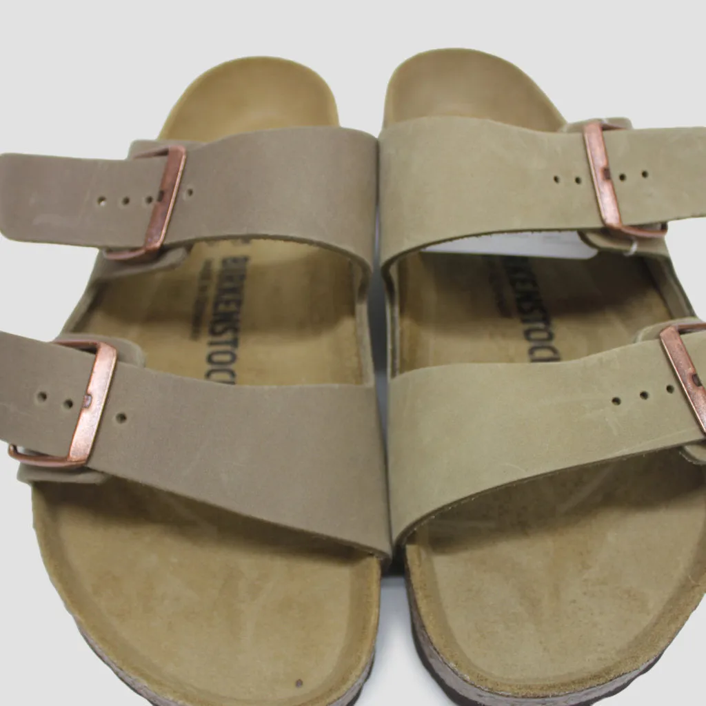 Birkenstock Unisex Sandals Arizona BS. Casual Buckles Straps Slides Nubuck - UK 5.5