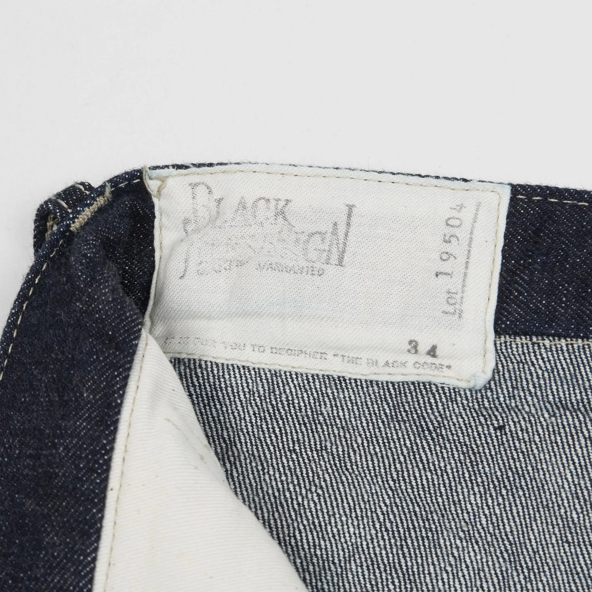 Black 5-Pocket Worker Jeans by Sign without Side Seam