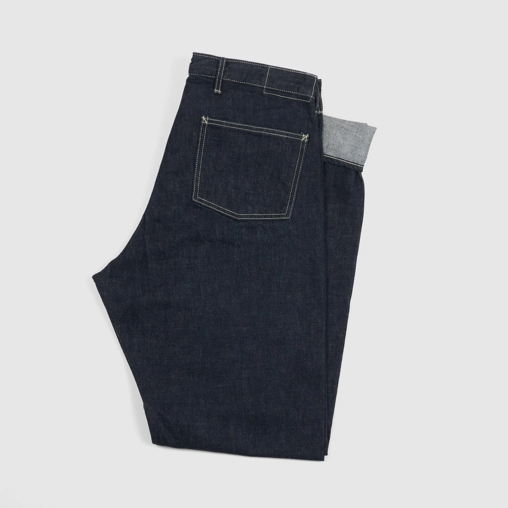 Black 5-Pocket Worker Jeans by Sign without Side Seam