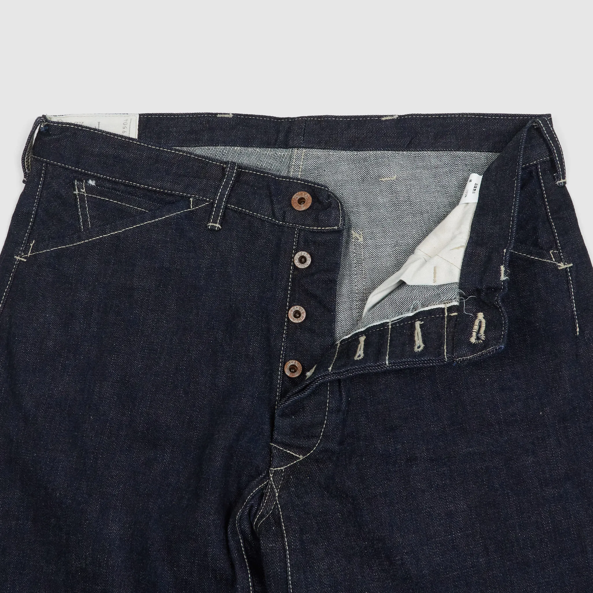 Black 5-Pocket Worker Jeans by Sign without Side Seam