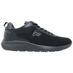 Black Men's Canvas FILA FFM077 SPITFIRE Sneakers