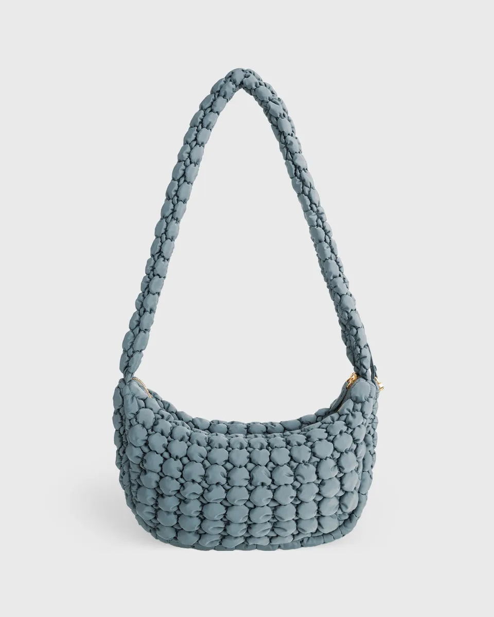 Bloom Shoulder Bag (Slate Blue)