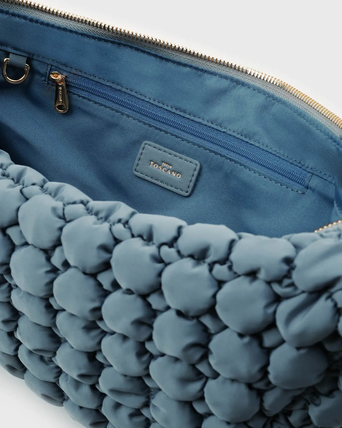 Bloom Shoulder Bag (Slate Blue)