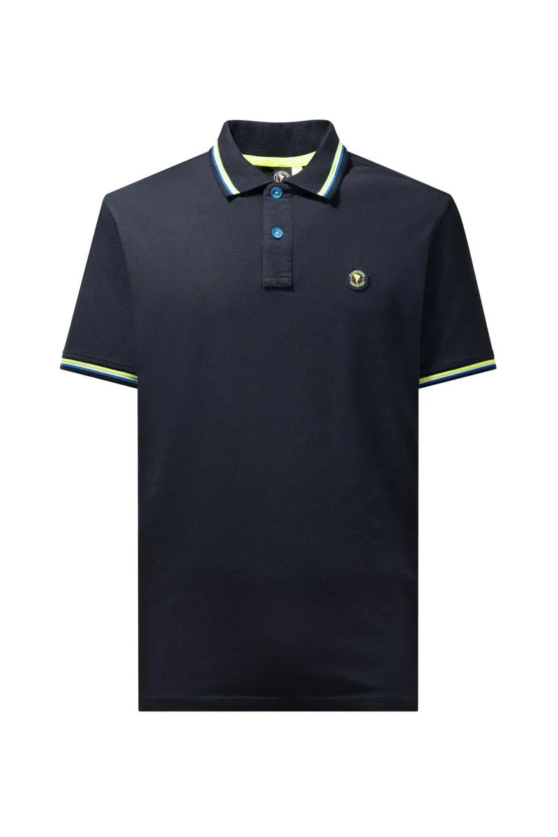 Blue Aconcagua men's polo shirt.