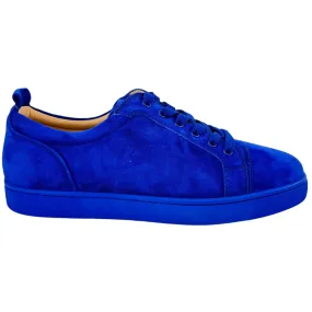 Blue Men's Junior Suede Low Trainers EU 43.5 / UK 9.5