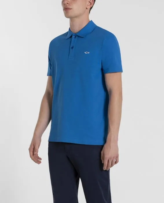 Blue Paul&Shark Polo Shirt