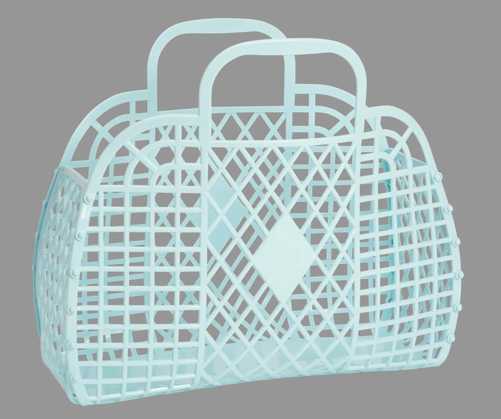 Blue Small Retro Jelly Basket