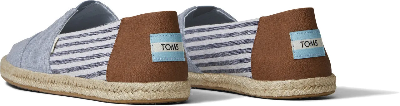 Blue Stripe Sustainable Espadrilles