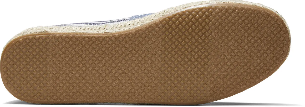 Blue Stripe Sustainable Espadrilles