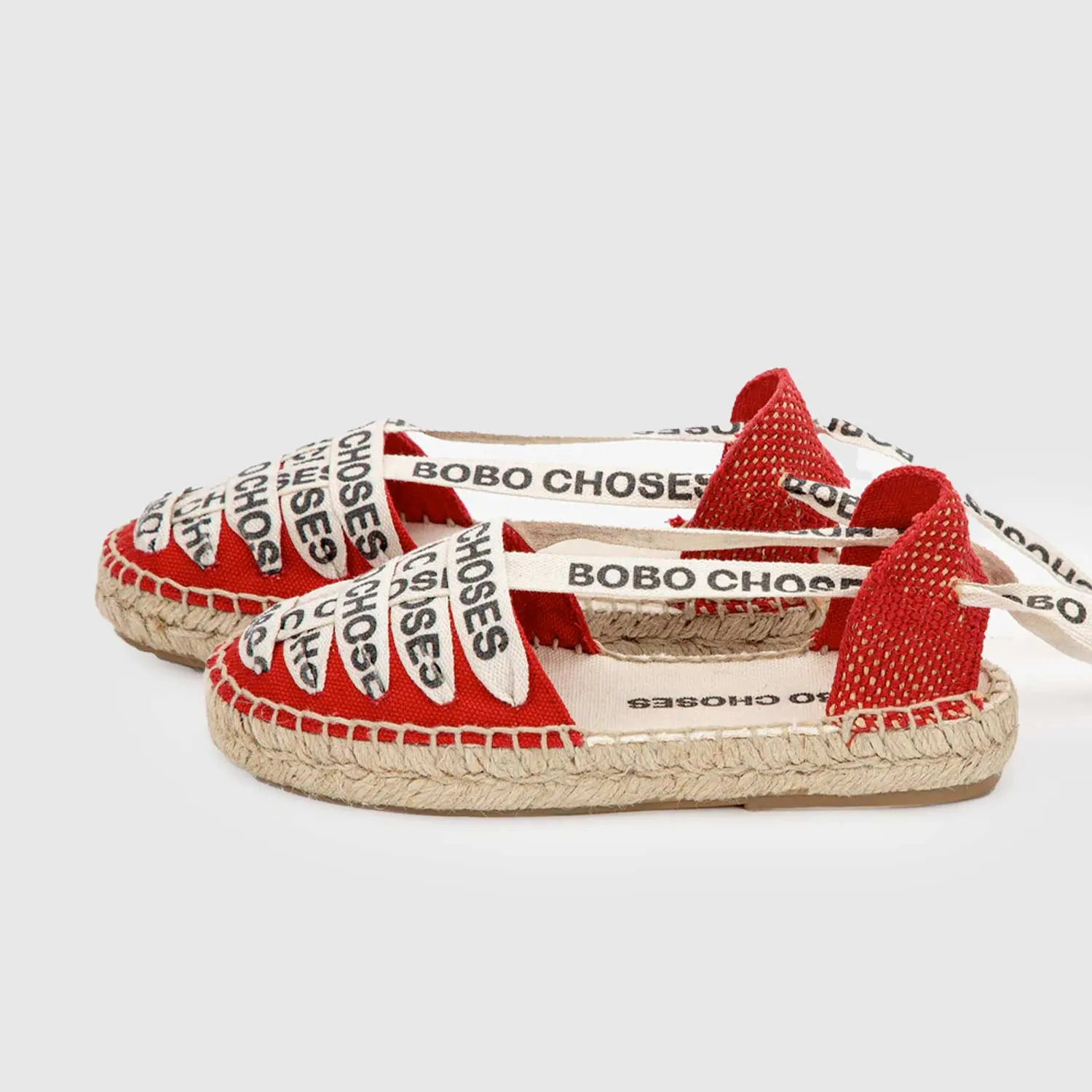 Bobo Choses Red Espadrilles With Cord