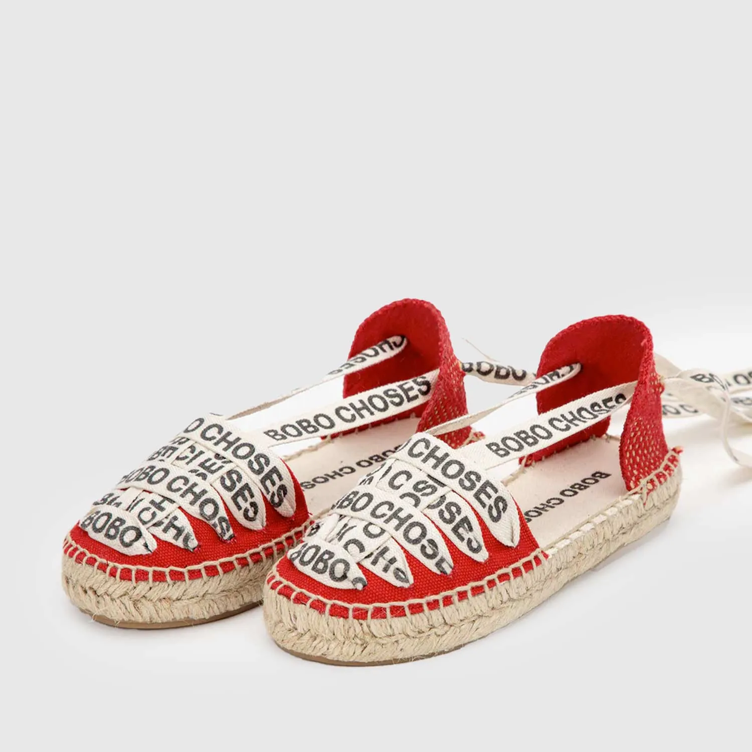 Bobo Choses Red Espadrilles With Cord