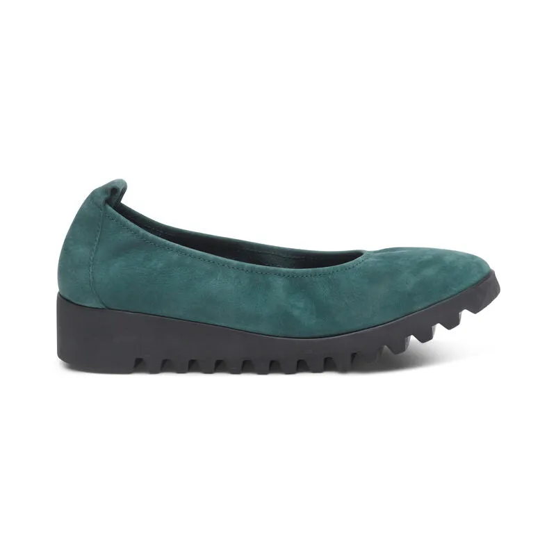  Brianna Slip-on Ballet Flat in Dark Teal CLOSEOUTS  