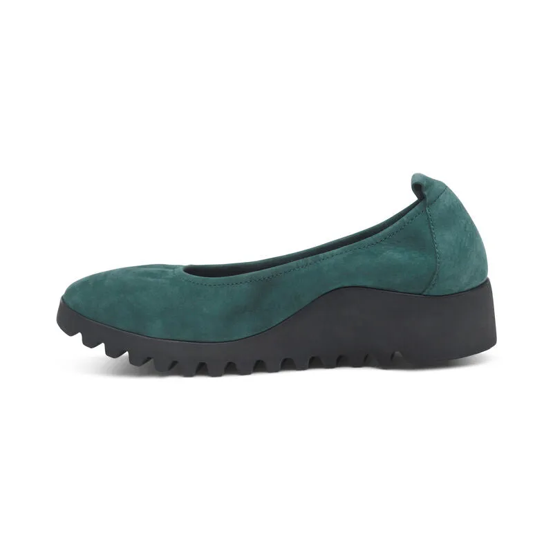  Brianna Slip-on Ballet Flat in Dark Teal CLOSEOUTS  