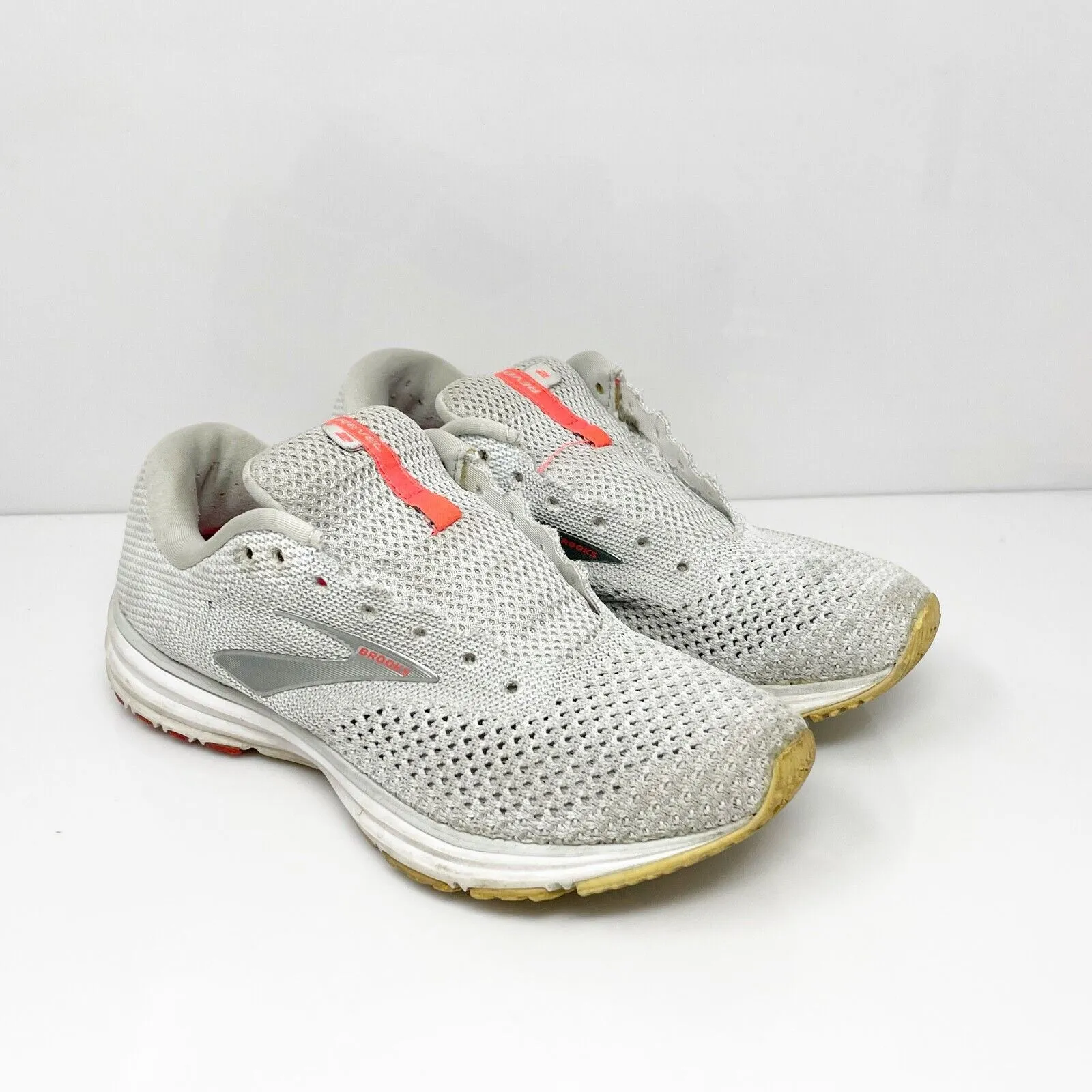 Brooks Womens Revel 2 1202811B028 Gray Running Shoes Sneakers Size 7 B