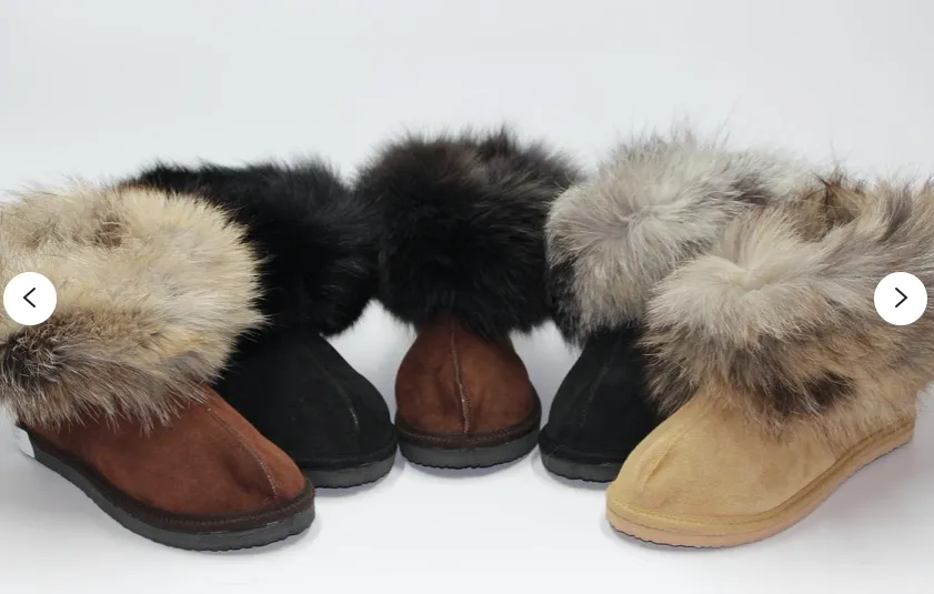 Brown / Brown Sheepskin Slippers