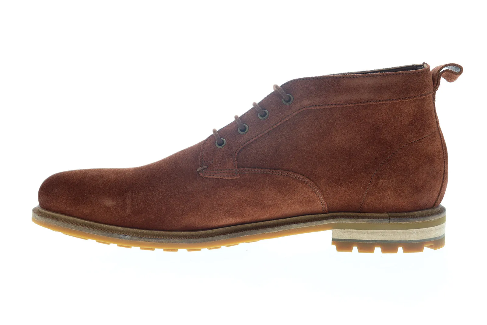 Brown Suede Chukka Boots for Men - Clarks Foxwell Mid