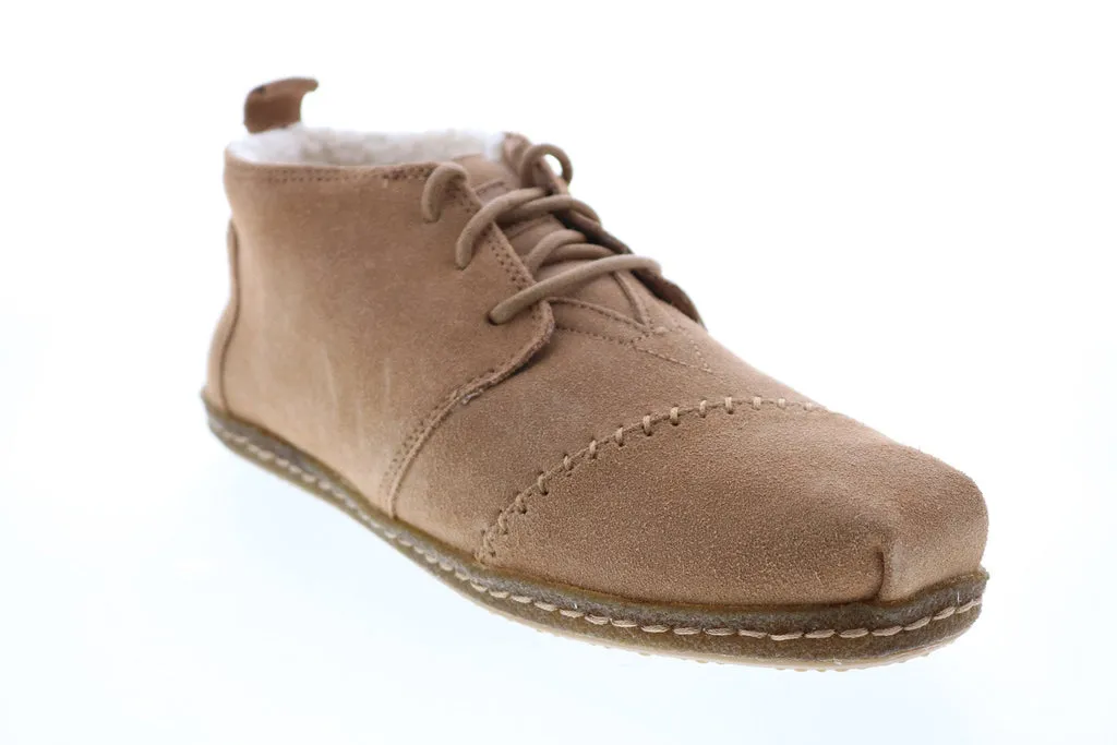 Brown Suede Lace Up Chukka Boots for Women by Toms, Style 10014907