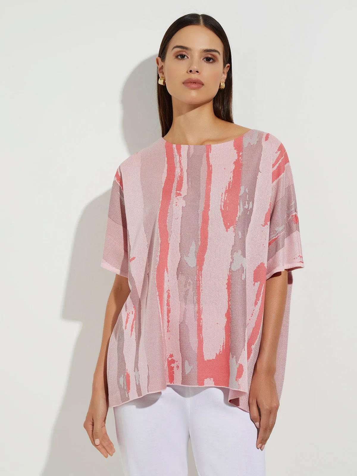 Brushstroke Dolman Knit Top