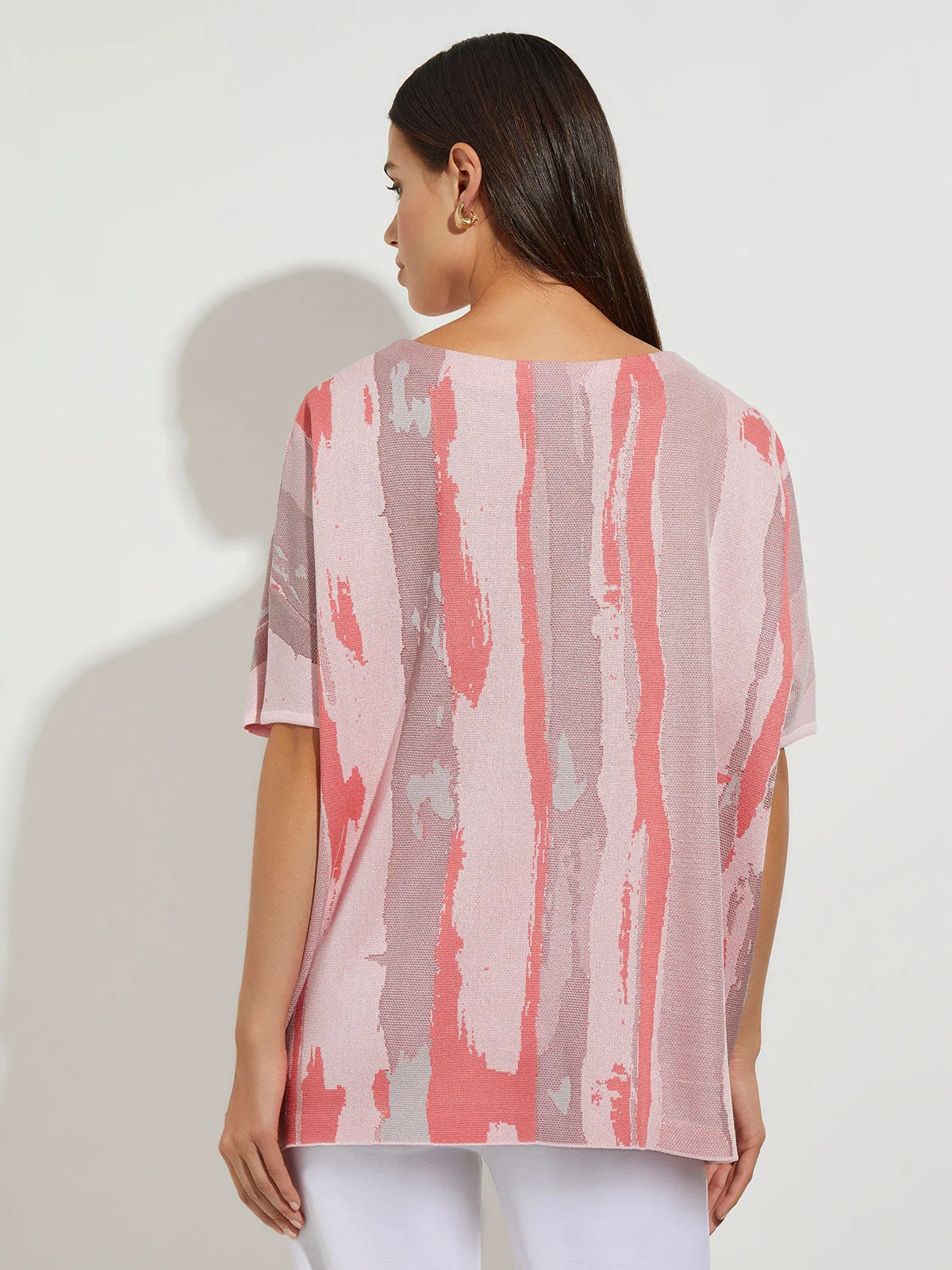 Brushstroke Dolman Knit Top