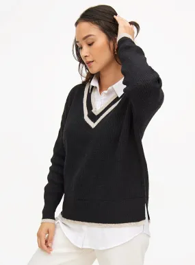 XXL Beige Stripe Soft Touch Crew Neck Jumper