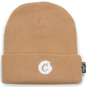 C-Bite Knit Beanie (Khaki/White)