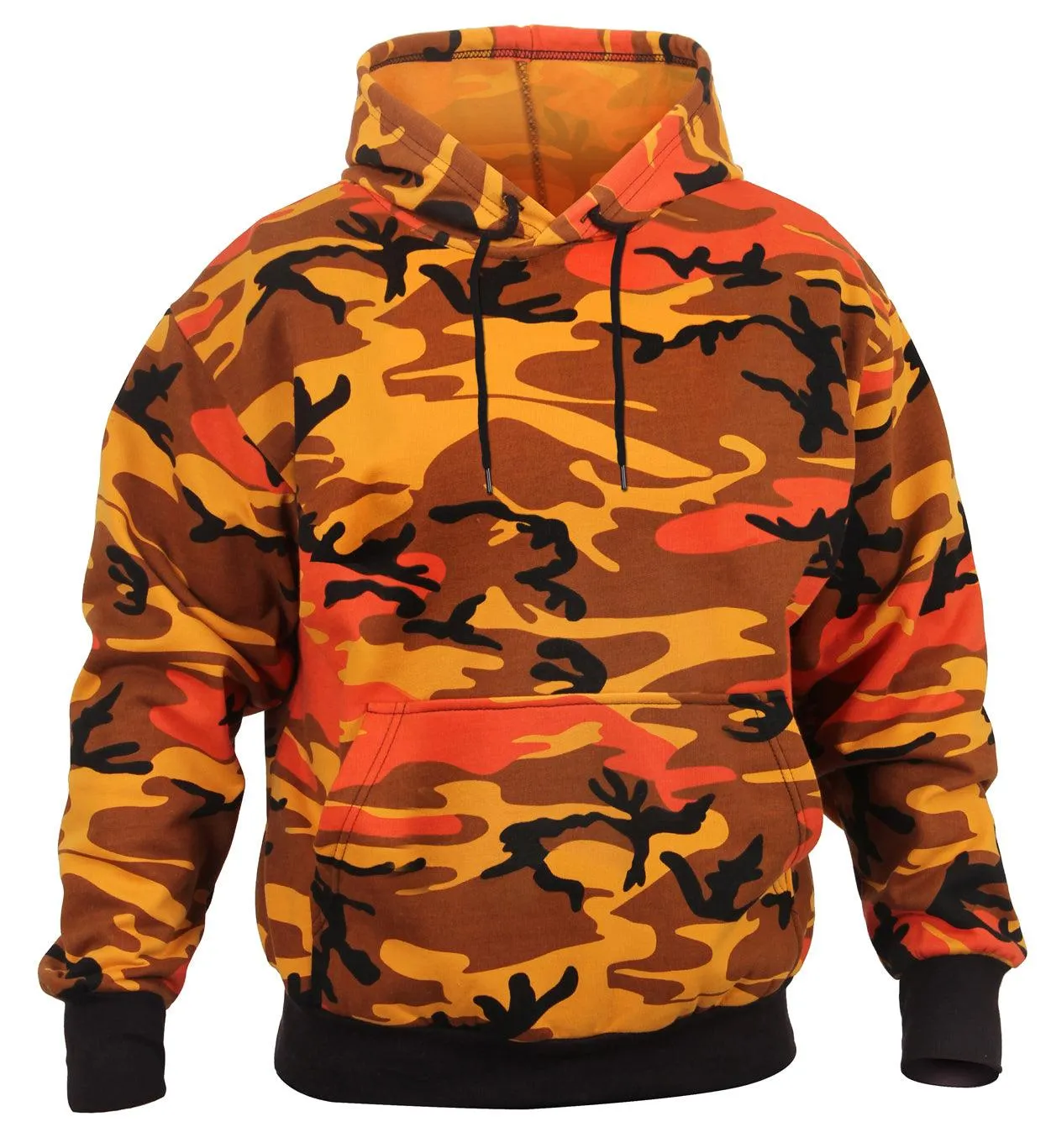 Camo Pullover Hooded Sweatshirt