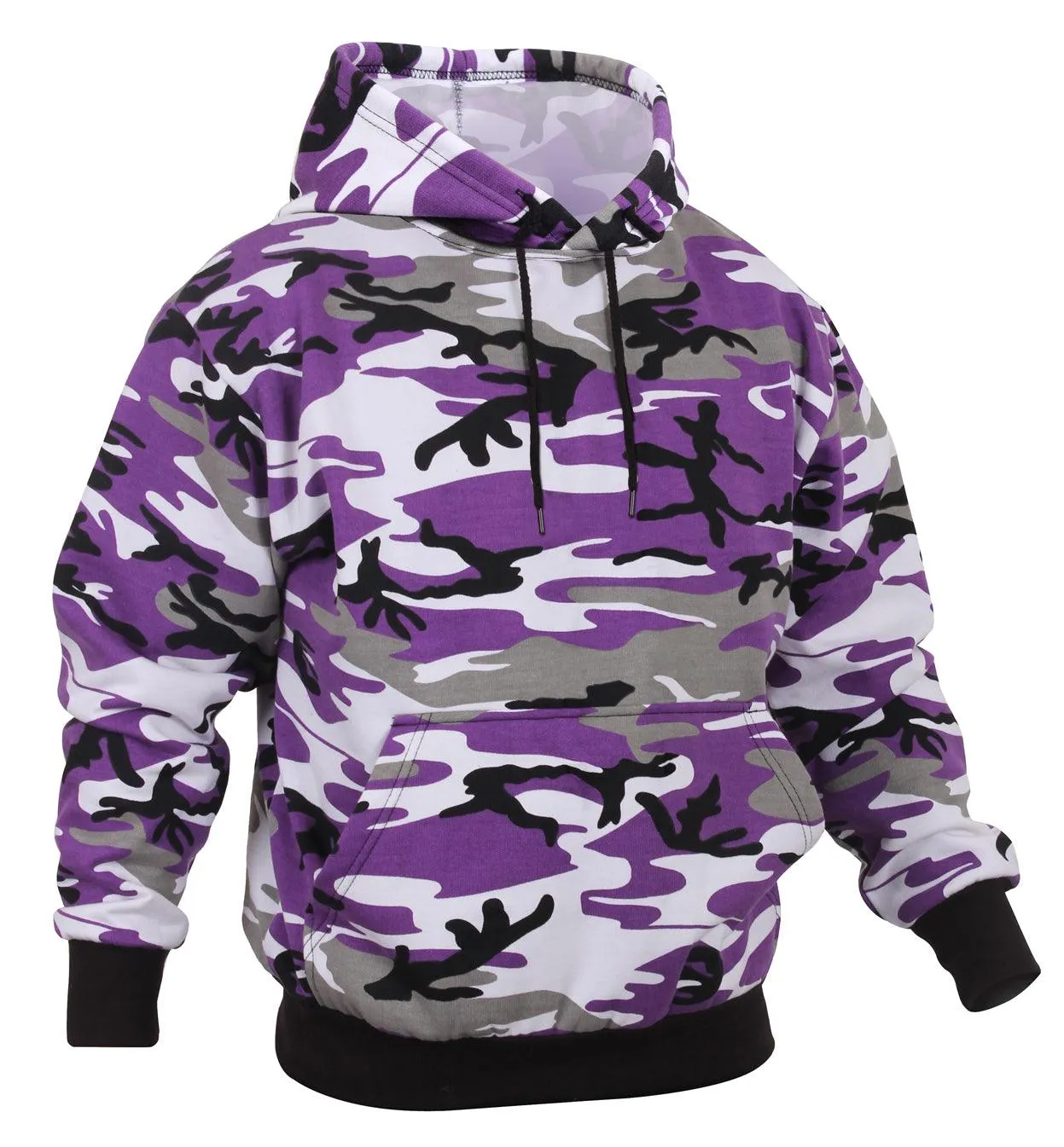 Camo Pullover Hooded Sweatshirt